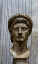 Emperor Claudius Head statue Royalty Free Stock Photo