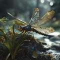 Emperor Dragonfly, Blue Emperor Dragonfly, Anax imperator, Nature Park