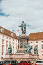 Emperor Franz monument at Hofburg Palace Royalty Free Stock Photo