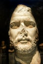 Emperor Hadrian Portrait Statue National Archaeological Museum A Royalty Free Stock Photo