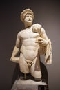 Emperor Hadrian Statue in Antalya Archeological Museum, Antalya, Turkiye Royalty Free Stock Photo