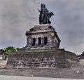 Emperor Kaiser Wilhelm Statue in Koblenz, Germany. Symbolic of German Independence.