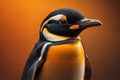 Emperor penguin, Aptenodytes patagonicus. generative ai