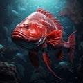 Emperor red snapper Lutjanus sebae Royalty Free Stock Photo