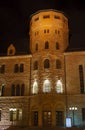Emperors castle bastille by night in Poznan