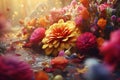 Emphasize the floral beauty of Holi with a Royalty Free Stock Photo