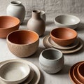 Emphasizes simplicity and elegance, typical of traditional pottery techniq Royalty Free Stock Photo