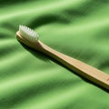 Emphasizes the texture and contours of both the toothbrush and Royalty Free Stock Photo