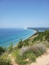 Empire Bluff Scenic Lookout, Empire Bluff Trail, Sleeping Bear Dunes National Lakeshore, Michigan Royalty Free Stock Photo
