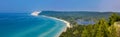 Empire Bluff Scenic Lookout, Empire Bluff Trail, Sleeping Bear Dunes National Lakeshore, Michigan Royalty Free Stock Photo