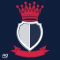 Empire design element. Heraldic royal coronet illustration - imp