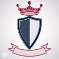 Empire design element. Heraldic royal crown illustration