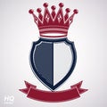 Empire design element. Heraldic royal crown illustration