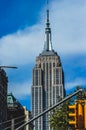 Empire State Building from Flatiron District. Royalty Free Stock Photo