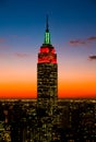 The Empire State Building and Manhattan Skylines