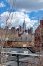 Empire State Building, Manhattan view from the High Line Park, New York City Royalty Free Stock Photo