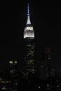 Empire State Building with New York City Manhattan skyline and skyscrapers Royalty Free Stock Photo