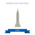 Empire State Building in New York, United States.