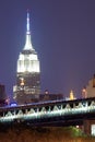 Empire State Building, Night Royalty Free Stock Photo