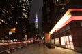 Empire State building by night, New York, USA Royalty Free Stock Photo