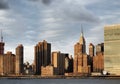 Empire State Building seen from Long Island City Royalty Free Stock Photo