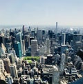 The view of New York City from Empire State Building Royalty Free Stock Photo