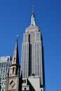 Empire State Building, 5th Avenue, New York City, USA Royalty Free Stock Photo