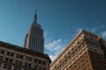 The Empire State Building Towering Over Classic New York Architecture Royalty Free Stock Photo