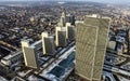 Empire State Plaza Aerial in Downtown Albany, NY Royalty Free Stock Photo