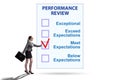Employee annual performance review concept Royalty Free Stock Photo