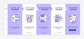 Employee developing methods onboarding vector template