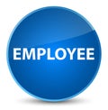 Employee elegant blue round button