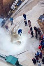 Employee fire safety training with fire extinguishers in Ankara, Turkey