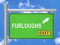 Employee Furlough Or Fired Staff Sent Home - 3d Illustration