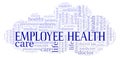 Employee Health word cloud