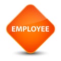 Employee elegant orange diamond button