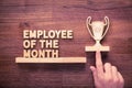 Employee of the month Royalty Free Stock Photo