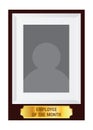 Employee Of The Month Photo Frame Template Royalty Free Stock Photo