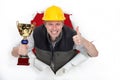 Employee of the month Royalty Free Stock Photo