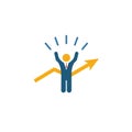 Employee Motivation icon. Simple element from human resources icons collection. Creative Employee Motivation icon ui, ux, apps, Royalty Free Stock Photo