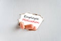 Employee motivation text concept Royalty Free Stock Photo