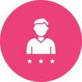 Employee Ratings icon vector image. Royalty Free Stock Photo
