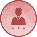 Employee Ratings icon vector image. Royalty Free Stock Photo