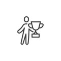 Employee Recognition line icon