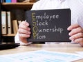 Employee Stock Purchase Plan ESPP is shown on the business photo