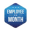 Employee of theMonth vector badge Royalty Free Stock Photo