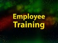 Employee Training abstract bokeh dark background