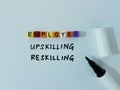 Employee upskilling and reskilling. Enrichment for staffs to keep up with technology and skills