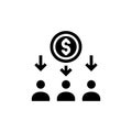 EMPLOYEE WAGES icon in vector. Logotype