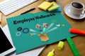 Employee Wellness program and Managing Health and program Busin Royalty Free Stock Photo